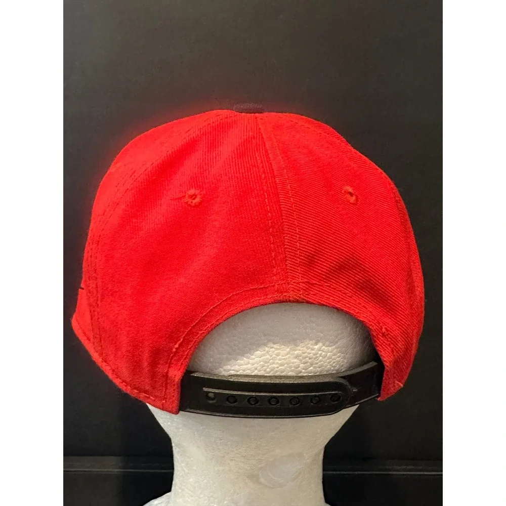 Nike True Elite Snapback Hat Red Black Swoosh Adjustable Cap Mens One Size